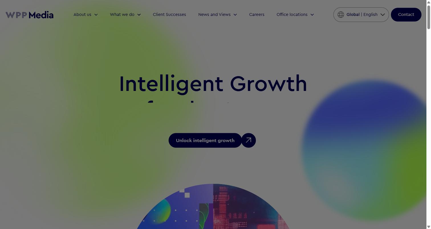 WPP Media homepage, one of the four agency groups OpenAI named as ChatGPT ads partners