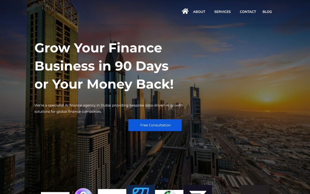 YouYaa website homepage